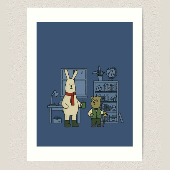 Are Rabbits Bears Posters & Prints