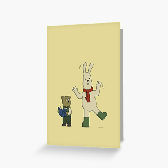 The Bear Dimension Greeting Cards 