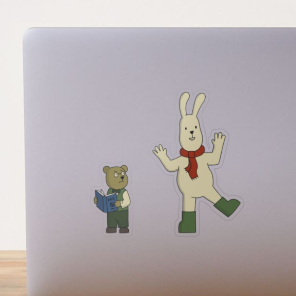 The Bear Dimension Stickers